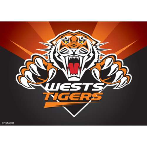 West Tigers NRL Edible Icing Image - A4 - Click Image to Close